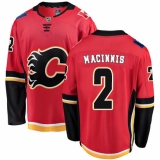 Youth Calgary Flames #2 Al MacInnis Fanatics Branded Red Home Breakaway NHL Jersey