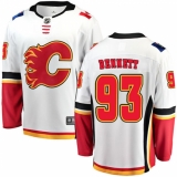 Youth Calgary Flames #93 Sam Bennett Fanatics Branded White Away Breakaway NHL Jersey