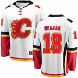 Men's Calgary Flames #18 Matt Stajan Fanatics Branded White Away Breakaway NHL Jersey