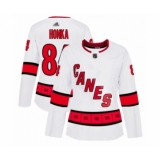Women's Carolina Hurricanes #84 Anttoni Honka Authentic White Away Hockey Jersey