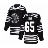 Youth Chicago Blackhawks #65 Andrew Shaw Authentic Black 2019 Winter Classic Hockey Jersey