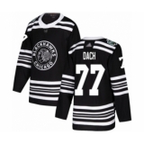 Men's Chicago Blackhawks #77 Kirby Dach Authentic Black 2019 Winter Classic Hockey Jersey