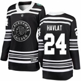 Women's Chicago Blackhawks #24 Martin Havlat Black 2019 Winter Classic Fanatics Branded Breakaway NHL Jersey