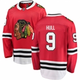 Men's Chicago Blackhawks #9 Bobby Hull Fanatics Branded Red Home Breakaway NHL Jersey