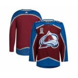 Men's Colorado Avalanche Blank 2022 Stanley Cup Champions Patch Stitched Jersey