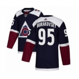 Men's Colorado Avalanche #95 Andre Burakovsky Authentic Navy Blue Alternate Hockey Jersey