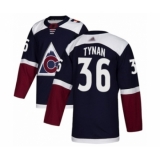Men's Colorado Avalanche #36 T.J. Tynan Authentic Navy Blue Alternate Hockey Jersey