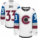 Youth Reebok Colorado Avalanche #33 Patrick Roy Authentic White 2016 Stadium Series NHL Jersey