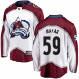 Men's Colorado Avalanche #59 Cale Makar Fanatics Branded White Away Breakaway NHL Jersey
