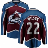 Men's Colorado Avalanche #22 Colin Wilson Fanatics Branded Maroon Home Breakaway NHL Jersey