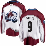 Youth Colorado Avalanche #9 Paul Kariya Fanatics Branded White Away Breakaway NHL Jersey