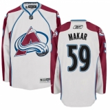 Youth Reebok Colorado Avalanche #59 Cale Makar Authentic White Away NHL Jersey