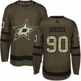 Youth Adidas Dallas Stars #90 Jason Spezza Authentic Green Salute to Service NHL Jersey