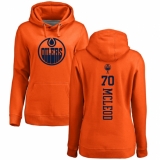 NHL Women's Adidas Edmonton Oilers #70 Ryan McLeod Orange One Color Backer Pullover Hoodie