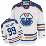 Women's Reebok Edmonton Oilers #99 Wayne Gretzky Authentic White Away NHL Jersey