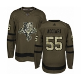 Men's Florida Panthers #55 Noel Acciari Authentic Green Salute to Service Hockey Jersey