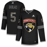 Men's Adidas Florida Panthers #5 Aaron Ekblad Black Authentic Classic Stitched NHL Jersey