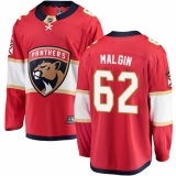 Youth Florida Panthers #62 Denis Malgin Fanatics Branded Red Home Breakaway NHL Jersey