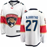 Men's Florida Panthers #27 Nick Bjugstad Fanatics Branded White Away Breakaway NHL Jersey