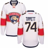Women's Reebok Florida Panthers #74 Owen Tippett Authentic White Away NHL Jersey