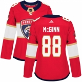 Women's Adidas Florida Panthers #88 Jamie McGinn Premier Red Home NHL Jersey