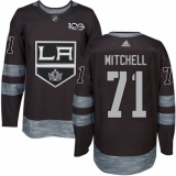 Men's Adidas Los Angeles Kings #71 Torrey Mitchell Authentic White Away NHL Jersey