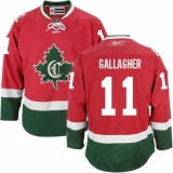 Men's Reebok Montreal Canadiens #11 Brendan Gallagher Authentic Red New CD NHL Jersey