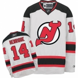 Youth Reebok New Jersey Devils #14 Adam Henrique Authentic White Away NHL Jersey