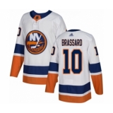 Youth New York Islanders #10 Derick Brassard Authentic White Away Hockey Jersey