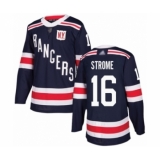 Men's New York Rangers #16 Ryan Strome Authentic Navy Blue 2018 Winter Classic Hockey Jersey