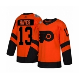 Men's Philadelphia Flyers #13 Kevin Hayes Authentic Orange 2019 Stadium Series Hockey Jersey