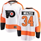 Youth Philadelphia Flyers #34 Petr Mrazek Fanatics Branded White Away Breakaway NHL Jersey