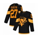 Men's Pittsburgh Penguins #27 Nick Bjugstad Authentic Black 2019 Stadium Series Hockey Jersey
