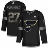 Men's Adidas St. Louis Blues #27 Alex Pietrangelo Black Authentic Classic Stitched NHL Jersey
