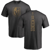 NHL Adidas Vegas Golden Knights #11 Curtis McKenzie Charcoal One Color Backer T-Shirt