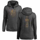 NHL Women's Adidas Vegas Golden Knights #89 Alex Tuch Charcoal One Color Backer Pullover Hoodie