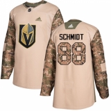 Youth Adidas Vegas Golden Knights #88 Nate Schmidt Authentic Camo Veterans Day Practice NHL Jersey