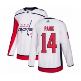 Men's Washington Capitals #14 Richard Panik Authentic White Away Hockey Jersey