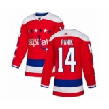 Men's Washington Capitals #14 Richard Panik Authentic Red Alternate Hockey Jersey