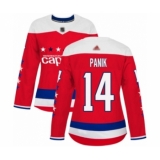 Women's Washington Capitals #14 Richard Panik Authentic Red Alternate Hockey Jersey