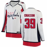 Women's Washington Capitals #39 Alex Chiasson Fanatics Branded White Away Breakaway NHL Jersey