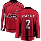 Youth Washington Capitals #2 Matt Niskanen Fanatics Branded Red Home Breakaway NHL Jersey