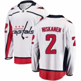 Youth Washington Capitals #2 Matt Niskanen Fanatics Branded White Away Breakaway NHL Jersey
