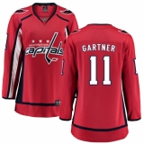 Women's Washington Capitals #11 Mike Gartner Fanatics Branded Red Home Breakaway NHL Jersey