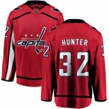 Youth Washington Capitals #32 Dale Hunter Fanatics Branded Red Home Breakaway NHL Jersey