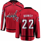 Youth Washington Capitals #22 Madison Bowey Fanatics Branded Red Home Breakaway NHL Jersey