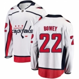 Men's Washington Capitals #22 Madison Bowey Fanatics Branded White Away Breakaway NHL Jersey