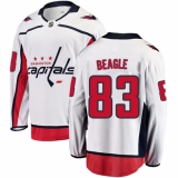 Men's Washington Capitals #83 Jay Beagle Fanatics Branded White Away Breakaway NHL Jersey