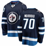Men's Winnipeg Jets #70 Joe Morrow Fanatics Branded Navy Blue Home Breakaway NHL Jersey