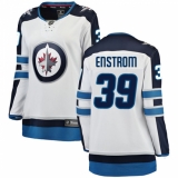 Women's Winnipeg Jets #39 Tobias Enstrom Fanatics Branded White Away Breakaway NHL Jersey